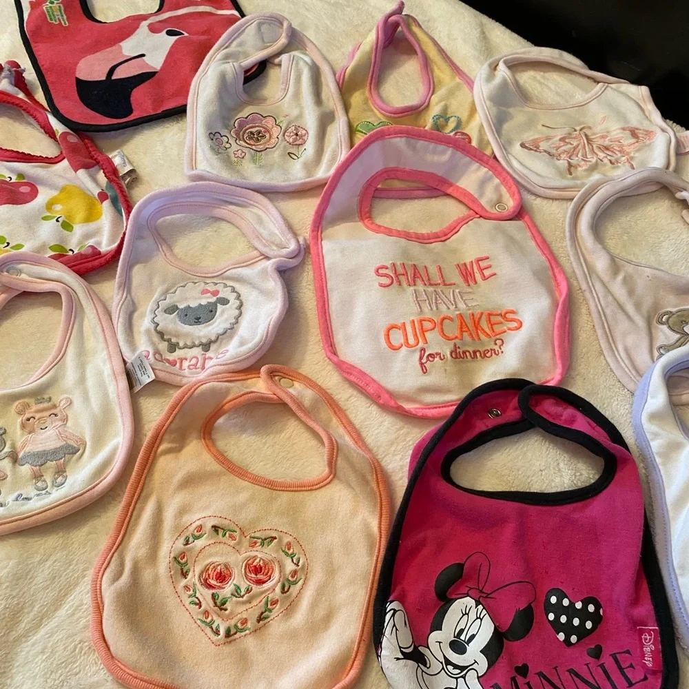 12 Pieces Baby Bibs Bundle